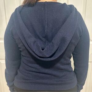 Autumn Cashmere Navy V-Neck Sweater